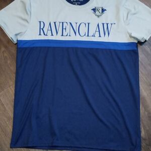 Warner Bros. Ravenclaw Navy and Gray Men's Tee Sz XL